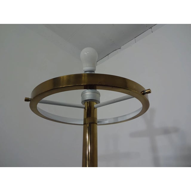Brass & Glass Floor Lamp, 1970s For Sale - Image 14 of 18