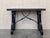 19th Century Ebonized Baroque Spanish Side Table With Lyre Legs For Sale - Image 4 of 11