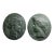 Pair of Large 16" Tall Bacchante Roman Figures Ceramic Plaques For Sale