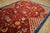 Art Deco 1920s Red Floral Modern Antique Chinese Art Deco Rug 10'x 13' 6" Handknotted Wool Carpet For Sale - Image 3 of 9