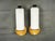 Rare pair of adjustable wall lights designed by Josef Hurka and manufactured by Napako, Czechoslovakia, during the 1950s....