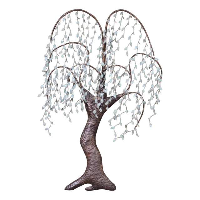 Mid 20th Century Metal Tree Wall Art For Sale