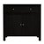 Spritely Home Accent Furniture Nora 31 in. W Wood 1 Drawer 2 Door Accent Storage Cabinet, Antique Coffee For Sale - Image 4 of 8