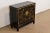 Drexel Heritage Drexel Heritage Hollywood Regency Chinoiserie Hand-Painted Black Lacquered Bar Cabinet For Sale - Image 4 of 12