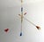 Mid-Century Modern Italian Brass Ceiling Light with Articulate Arms For Sale - Image 3 of 6