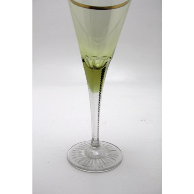 Art Nouveau Art Deco Sherry Glasses, Set of 6 For Sale - Image 5 of 5