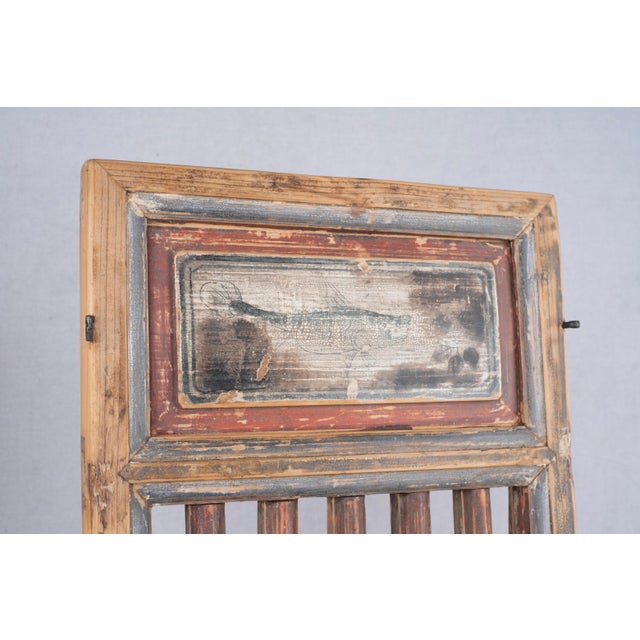 Pair of Antique Hand Painted Screens For Sale In San Diego - Image 6 of 10