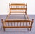 American Ethan Allen Heirloom Nutmeg Maple Colonial Early American Full Size Spindle Bed 10-5653 For Sale - Image 3 of 11