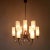 Mid-Century Teak Chandelier, 1960s, in Very Good conditions. Designed 1960 to 1969 European Plug (up to 250V).The wiring...