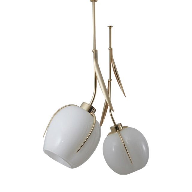 Round Muguet Pendant Lamp by Jennifer Midoz For Sale