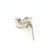 Wood 1990s Tiffany & Co Estate Dogwood Flower Brooch Sterling Silver 4.45 Grams For Sale - Image 7 of 11