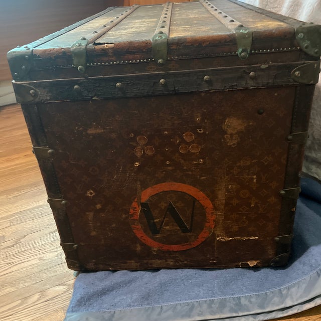Authentic Vintage Louis Vuitton Travel Trunk Norma Restored For Sale In Miami - Image 6 of 12