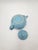 Mid 20th Century Light Blue Teapot in the Style of Hall Birch's Darby Pattern For Sale - Image 6 of 8