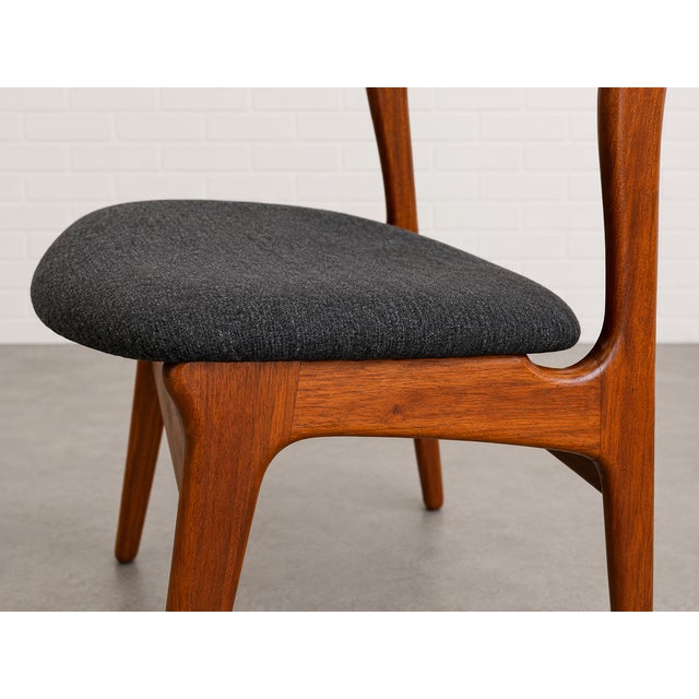 Mid Century Modern Pair of Teak Dining Chair by Erik Buch for Christiansen For Sale - Image 12 of 15