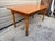 Late 20th Century Tom Seely Co Country Style Solid Oak Breakfast Table-Desk For Sale - Image 5 of 12