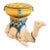 1990s Italian Ceramic Camel Garden Seat For Sale