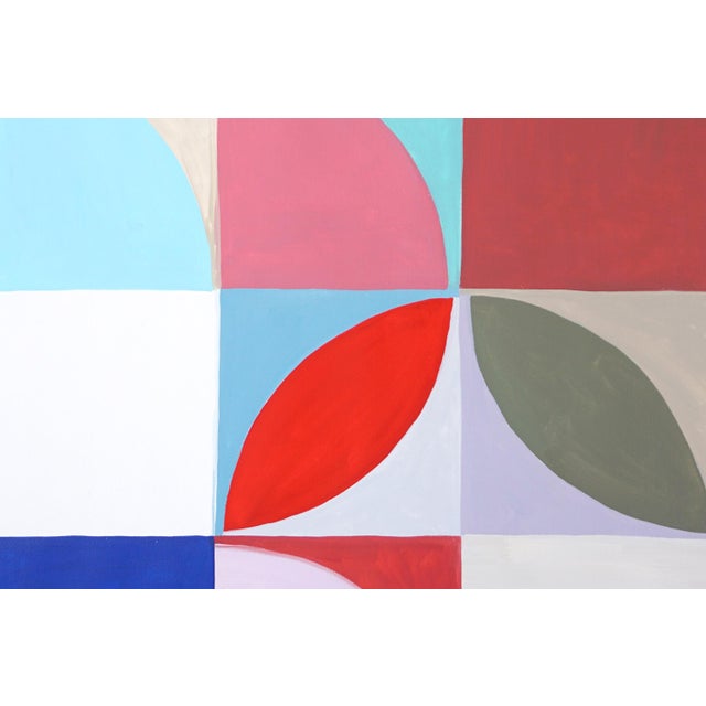 2026, Bauhaus Diptych Mosaic of Palm Springs Murals, Pastel Palette Painting, Acrylic on Watercolor Paper by Natalia Roman For Sale - Image 9 of 10