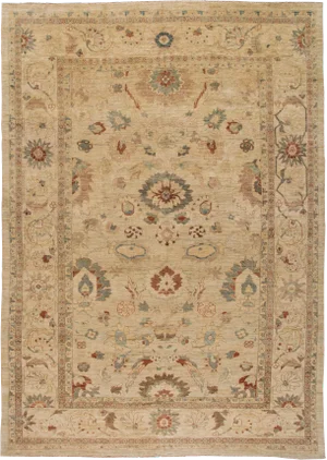 21st Century Modern Sultanabad Wool Rug 12 X 17