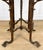 Antique Victorian Rococo Wrought Iron Marble Round Top Side Table For Sale - Image 9 of 10