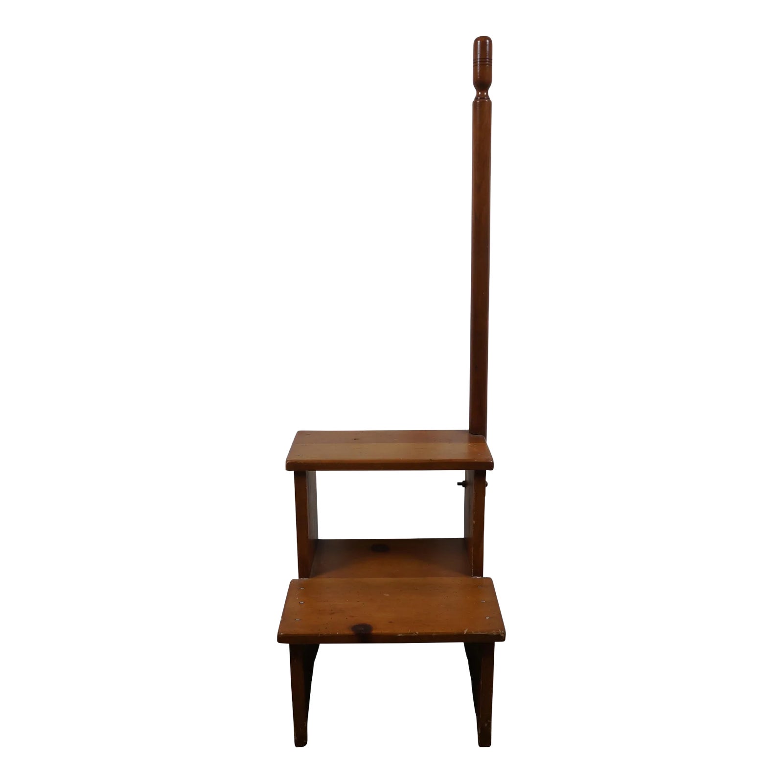 Late 19th Century Antique American Pine Two Step Bedstep Library ...