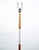 Mid Century Modern Danish Solid Teak Floor Lamp Metal MCM Denmark Silver Round For Sale - Image 11 of 12