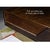 1970s Romweber Burl Elm Wood and Gold Trim Executive Desk and Credenza Set For Sale - Image 6 of 18