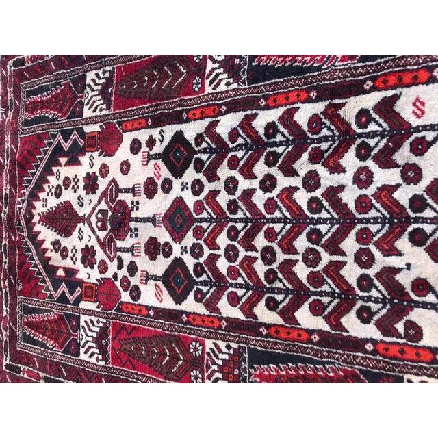 Vintage Turkmen Baluch Rug For Sale - Image 4 of 12