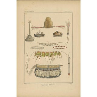 Temminck, Papua Decoration New Guinea, 1840, Paper For Sale