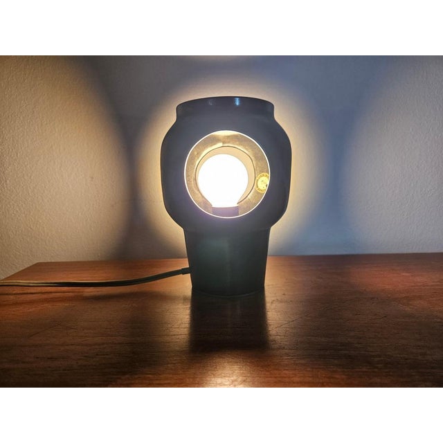 Mid-Century Space Age Ceramic Table Lamp, 1970s For Sale - Image 12 of 16
