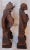Wood 18th Century Wood Figure Carvings - Pair For Sale - Image 7 of 10