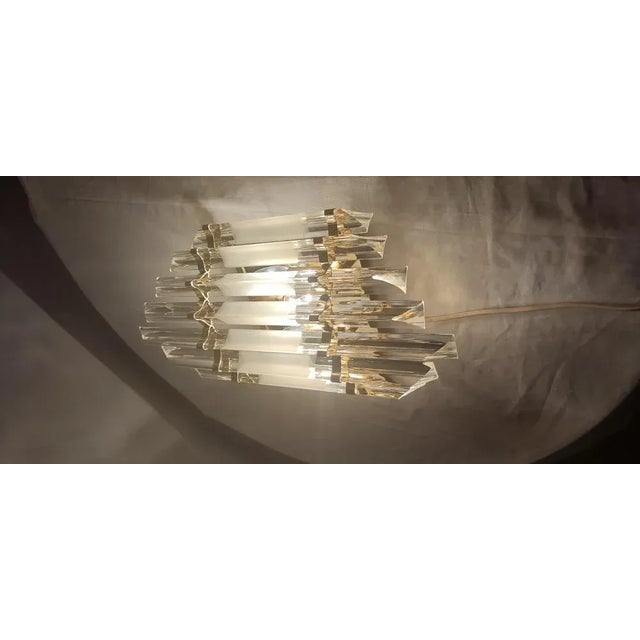 Murano Glass Sconce from Venini, Italy, 1970s For Sale - Image 9 of 15