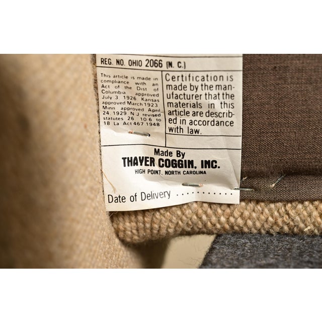 Milo Baughman for Thayer Coggin Mid-Century Modern Upholstered Lounge Chair, 1970s For Sale - Image 10 of 12