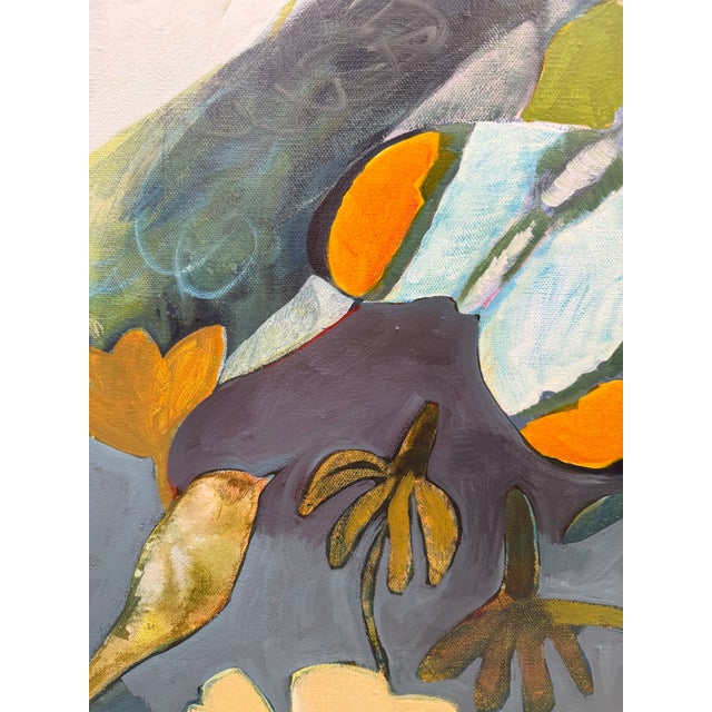“Garden Life” a Bird Painting by LWren Walraven For Sale - Image 10 of 11