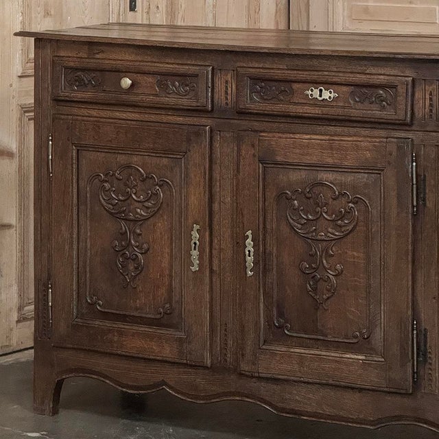 18th Century Liégeois Country French Oak Buffet For Sale - Image 10 of 18