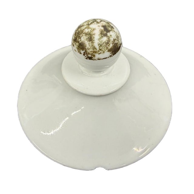 19th Century French Old Paris Porcelain Apothecary Jar - Boisy & Lemarchand France For Sale - Image 4 of 6