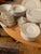 Wicker White cuisinart dishes purchased in Bloomingdales in New York. In the 2000s/. Set of 8 dinner plates., lunch...