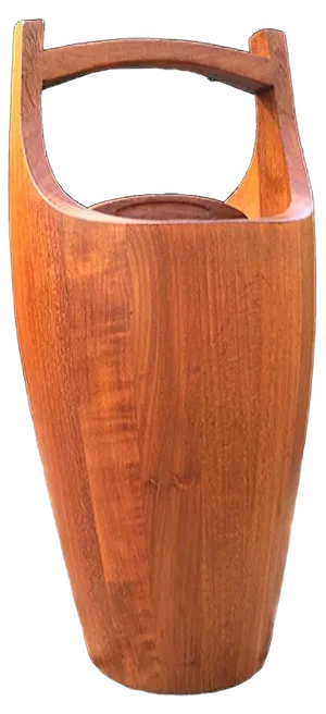 Large Teak Ice Bucket by Jens Quuistgaard for Dansk Design, 1960s