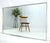 c1960s Large 37x61 Rectangle Solid Aluminum Frame Mid Century Modern Wall Mirror For Sale - Image 13 of 14
