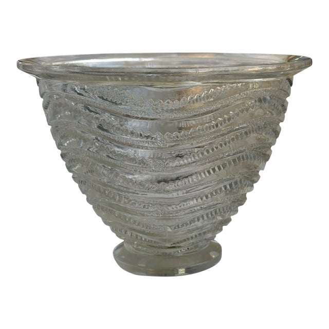Antique Art Deco Rene Lalique French Art Glass Bowl For Sale