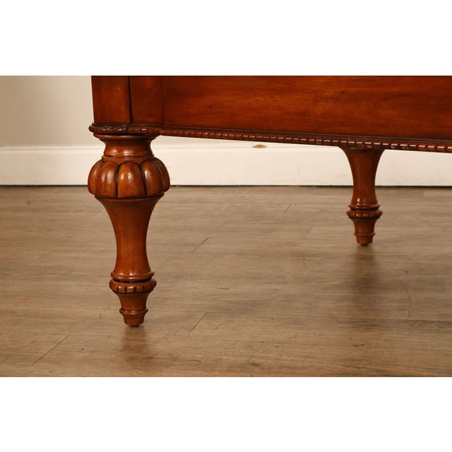 Ethan Allen Tuscany Glass Top Coffee Table With Iron Scroll Base For Sale - Image 12 of 18