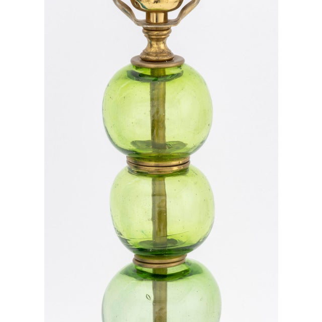 Mid 20th Century Murano Glass Globe Lamps, Pair For Sale - Image 5 of 8