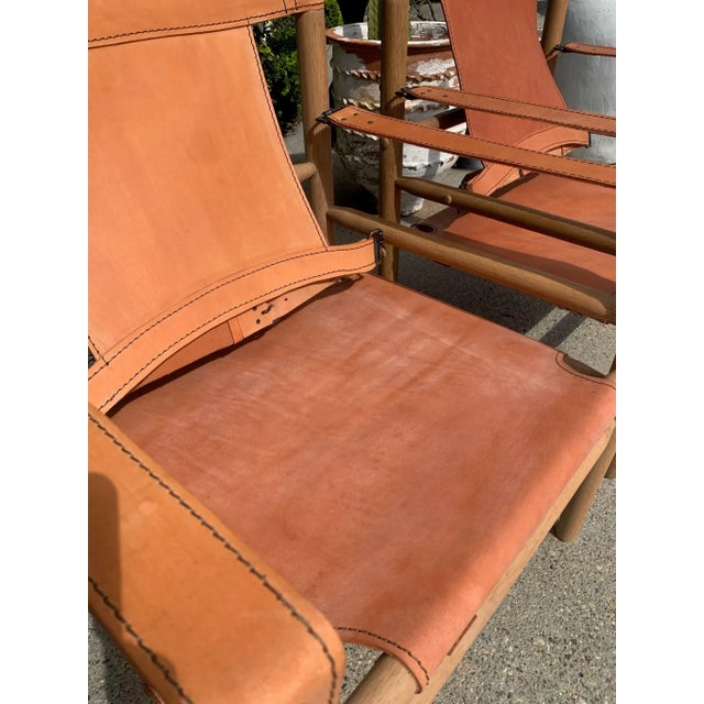 Leather Occasional Chairs - Pair For Sale In Los Angeles - Image 6 of 10