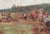 Harvest Wheat Fields Collective Farm Soviet Art Ukrainian Artist Sviridov (Copy) 80-120 1950s For Sale - Image 4 of 6