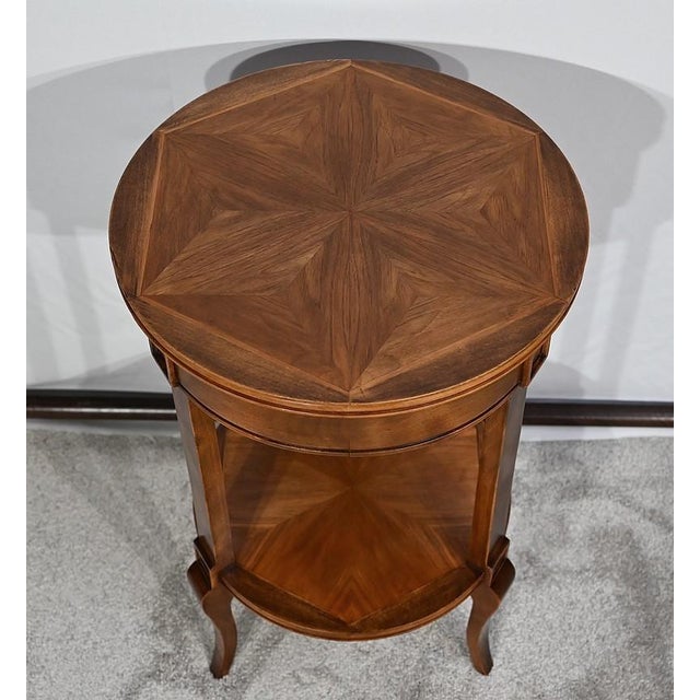 Small Pedestal Table in Beech and Ash For Sale - Image 5 of 18