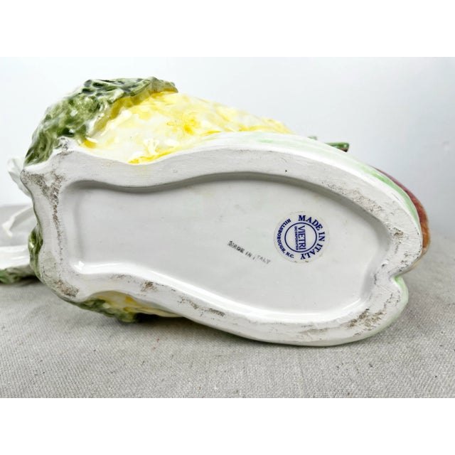 Vintage Vietri Vegetable Rabbit Tureen For Sale - Image 11 of 11