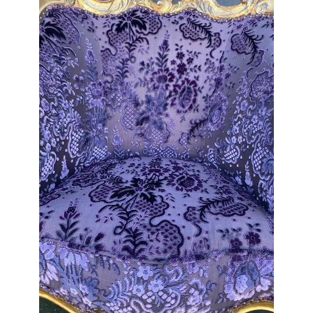 Late 19th Century Vintage Italian Giltwood Chair For Sale - Image 11 of 13