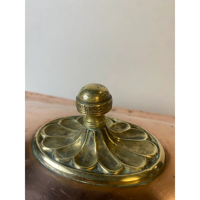 Antique English Regency Copper and Brass Coal Hod/Scuttle For Sale In New York - Image 6 of 11