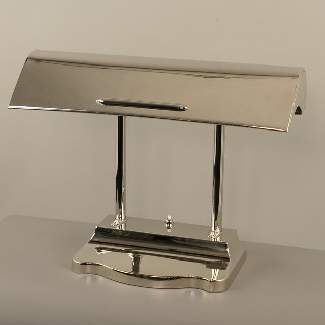 Chrome-Plated Desk Lamp, United Kingdom, 1920s For Sale - Image 13 of 13