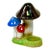 1980s Vintage Boho Chic Arts & Crafts Ceramic Mushroom Candle Votive Holder. For Sale