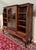 Antique English Bookcase Bookshelf Cabinet Glass Oak Queen Anne Legs 1920s-30s For Sale In Dallas - Image 6 of 18